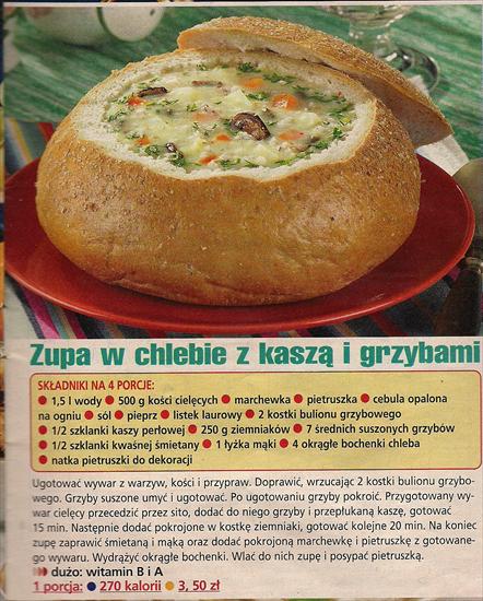 Różne - Zupa w chlebie z kaszą i grzybami.tif