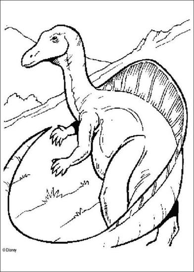kolorowanki dinozaury - dinozaur4.JPG