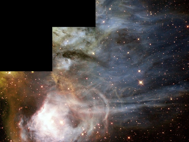 Fotki z teleskopu Hubblea - Gaseous Streamers Flutter in Stellar Breeze.jpg