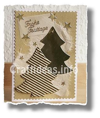 kartki na Boże Narodzenie - Christmas_Card_-_Golden_Trees_Greeting_Card_for_the_Holidays.jpg