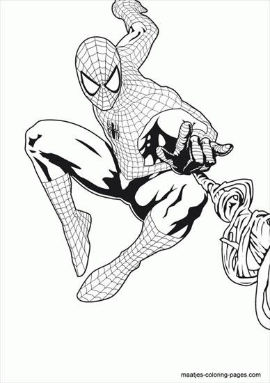 Spiderman - Spiderman - kolorowanka 44.GIF