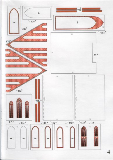 Modelik 2000-03 -  Kościół gotycki w Gryfinie XIIIw - 12.jpg
