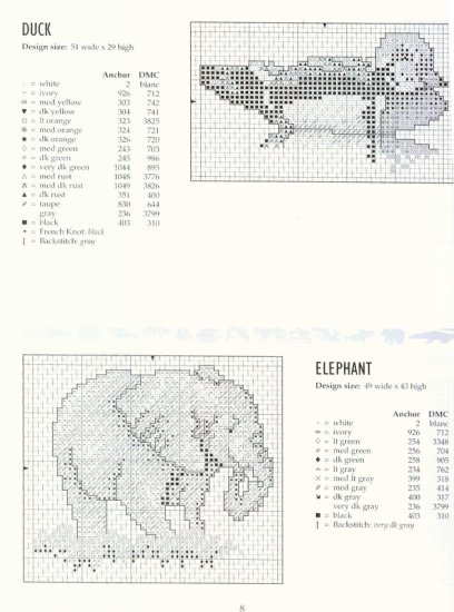 Wzory haftu - kaczka i slon.jpg