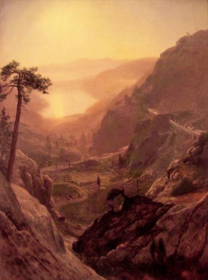 Albert Bierstadt 1830-1902 - View_of_Donner_Lake.jpg