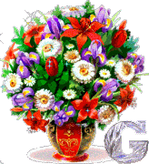 Kwiaty w wazonie - g.gif