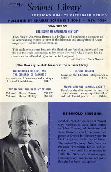 01 - USA - Reinhold Niebuhr - The Irony of American History 1952 back.jpg