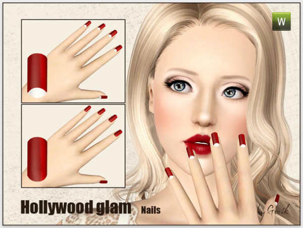 Lakiery do paznokci - Gosik Hollywood glam nails.jpg
