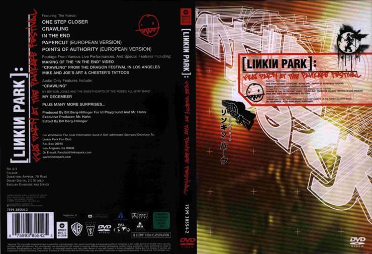 okładki DVD koncerty - Linkin Park - Frat Party At The Pankake Festival.jpg