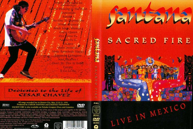 okładki DVD koncerty - Santana Carlos SacredFire.jpg