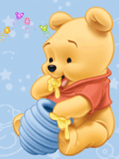  Słodkie - Animated Pooh.gif