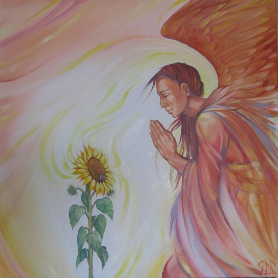 Słowo i Obraz - Modlitwa bywa niby kwiat słonecznik - z anielskim zapatrzeniem wiecznym.jpg