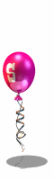 SERCE BALON - animaatjes-ballon-roze-89802.gif