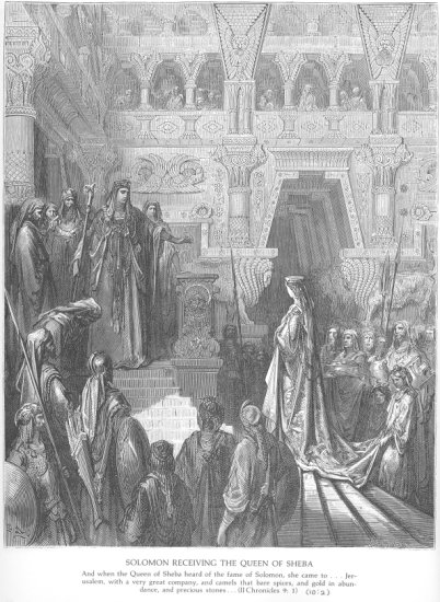 Stary i Nowy Testament - Ryciny - OT-092 Solomon Receives the Queen of Sheba.jpg